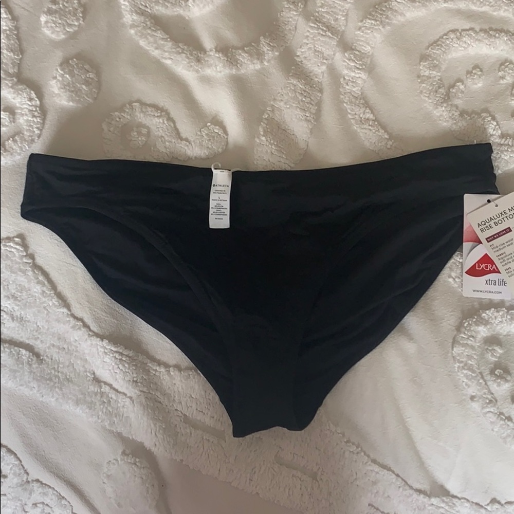 Athleta black Bikini bottoms
